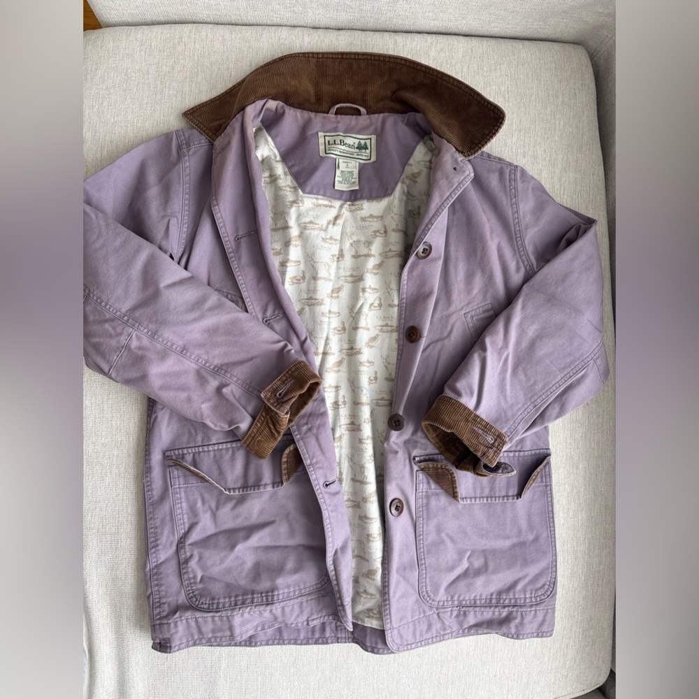 Vintage L.L. Bean Lavender barn coat